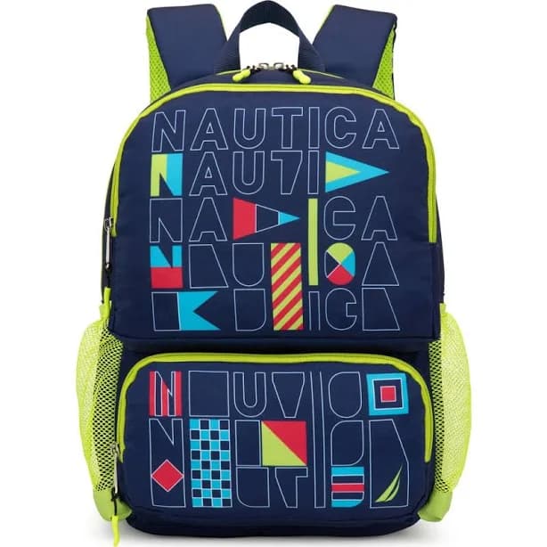 Nautica Kids Backpack Flags 16" Tall