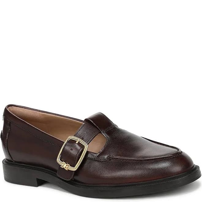 Sam Edelman Women's Elaina T-Strap Buckle Loafers