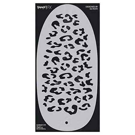 Stencil1 FX Leopard Spots Makeup Stencil