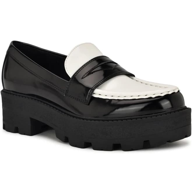 Nine West Women's Keram Slip-on Lug Sole Loafers