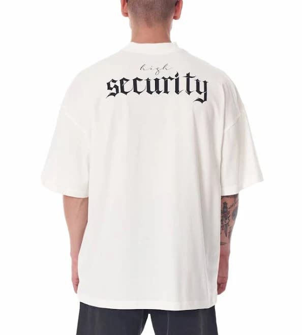 Martin Valen Men's Oversized Back Screen Printed T-Shirt