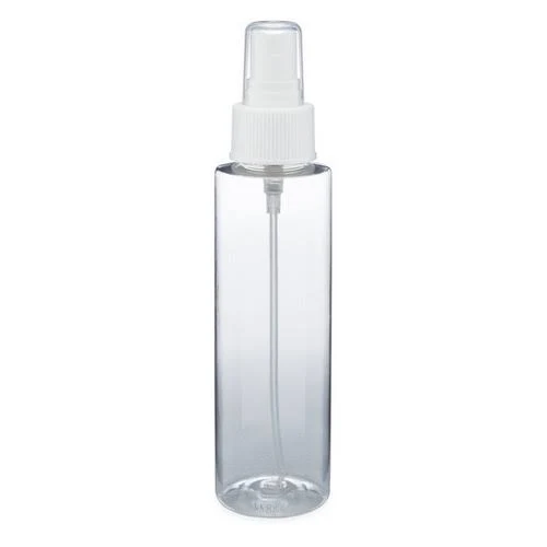Clear PET Plastic Cylinder Round Bottle Fine Mist Sprayer
