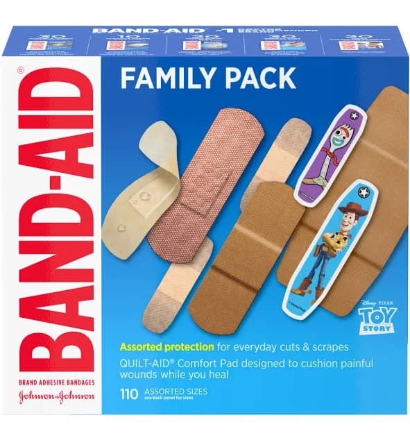 Band-Aid Adhesive Bandages Family Pack 110 ct