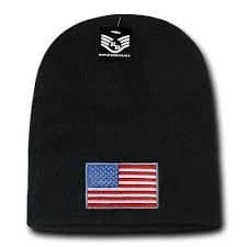 Rapid Dominance Men's USA Flag Cuffless Beanie