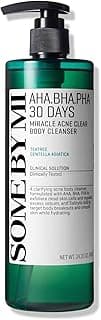 SOME BY MI AHA BHA PHA 30 Days Miracle Acne Clear Body Cleanser 13.5oz – Salicylic Acid & Tea Tree Acne Body Wash – Deep Cleansing, Sulfate & Paraben Free Korean Skin care