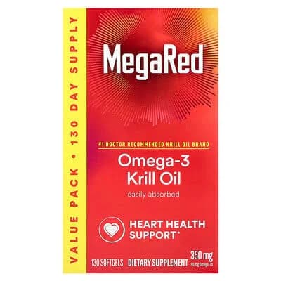 MegaRed Omega-3 Krill Oil Softgels