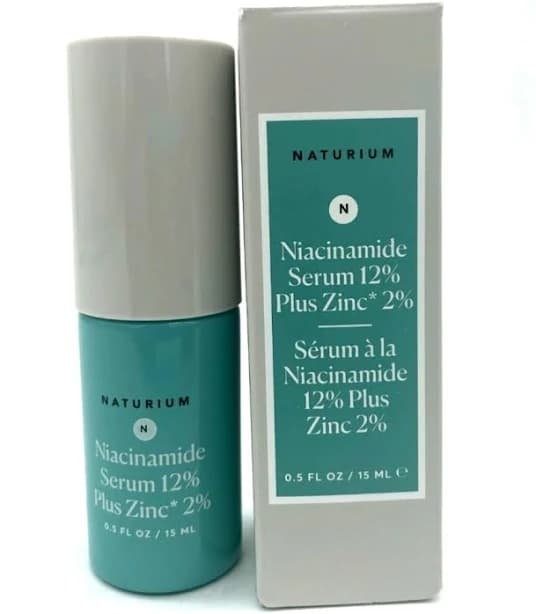 Naturium Niacinamide Mini Face Serum 12% Plus Zinc 2% - 0.5 Fl Oz