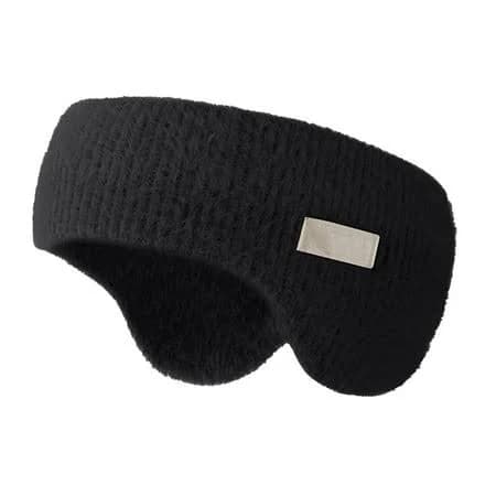 Advanced Soundproof Sleep Earmuff Headband for Noise Cancelling and Warm Winter Comfort, Black