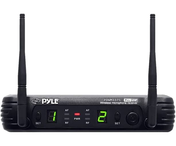 Pyle Premier Series 2-Channel UHF Wireless Microphone System