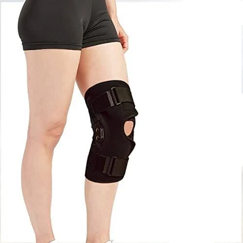 Comfyorthopedic Adjustable Hinged Knee Brace for Meniscus Tear Acl/pcl Tendinitis Patella Knee Support Wrap Around Kn