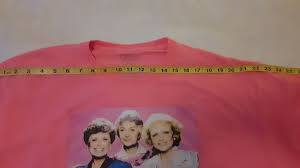 The Golden Girls TV Show ABC Stay Golden Tshirt Size xl Neon Pink | eBay