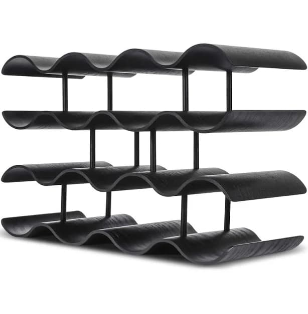 George Oliver 4 Tier Wavy Wine Rack