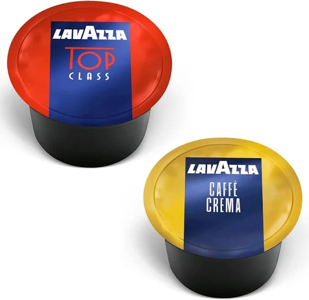 Blue Coffee Capsules Variety Pack – Includes Top Class & Caffè Crema