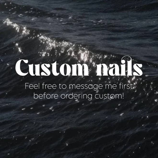 Custom Press On Nails: Hand-Painted Nail Art, Personalized Design