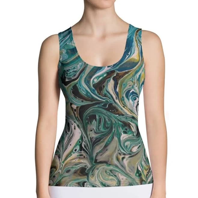 Kaleidoscope Abstract Tank Top