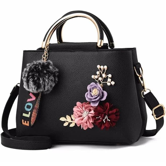 Lily Bloom Leather Shoulder Handbag