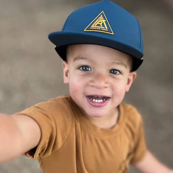 Little Rad Things Boy's Waterproof LRT Adventure Snapback Hat