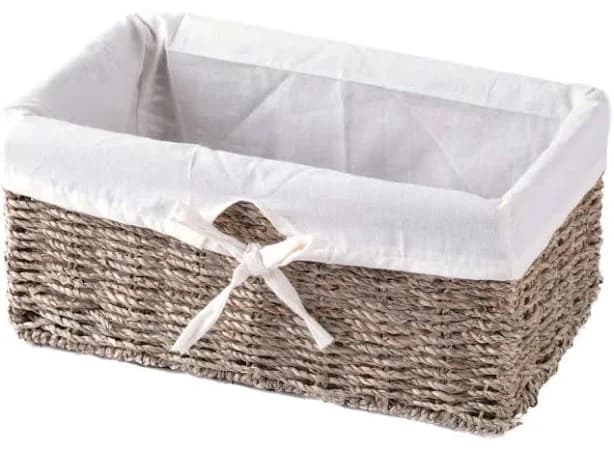 Vintiquewise Seagrass Shelf Basket