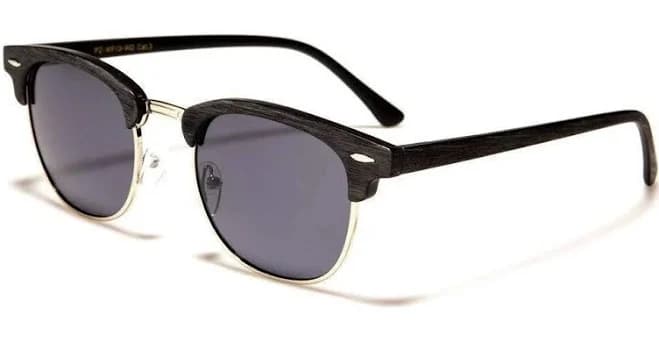 The Sunglass Guy Faux Wood Polarized Wayfarer Retro