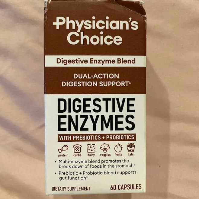 Physician's Choice Digestive Enzymes - 60 Capsules - Probiotic