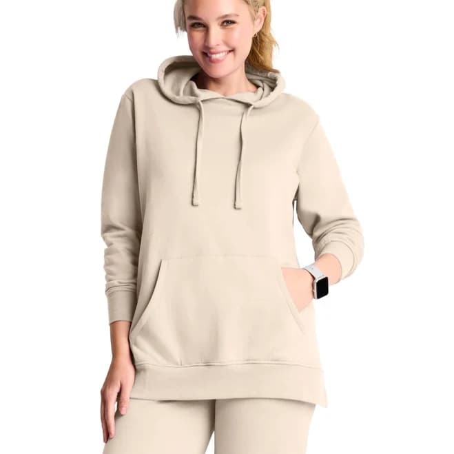 Woman Within Plus Size Fleece Hoodie Pocket Sweatshirt