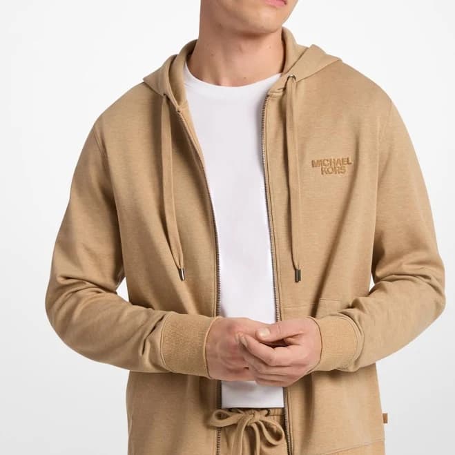 Michael Kors Men's Full Zip Hooded Sweatshirt