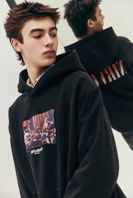 H&M Men's Loose Fit Hoodie