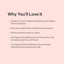 Save with Thrive Market Goods Organic Riced Broccoli & Cauliflower, Variety Pack | Thrive Market