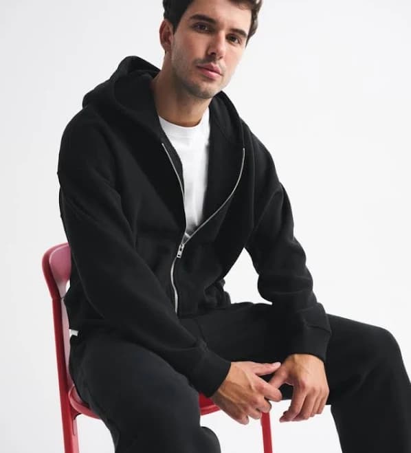 Abercrombie & Fitch Men's Essential Cropped Hoodie
