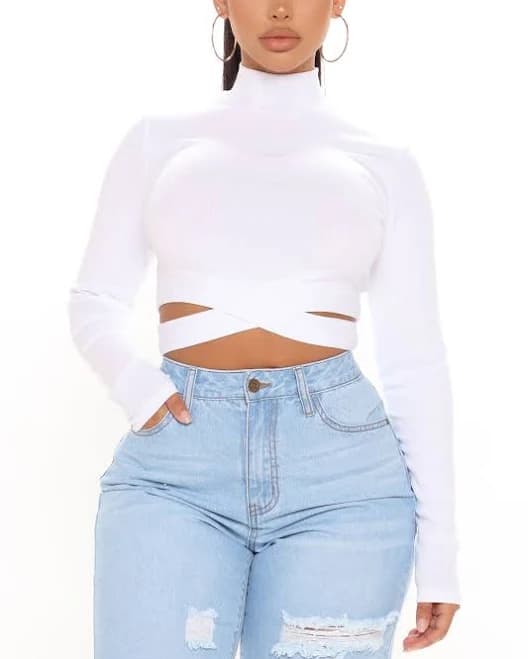 Fashion Nova Cropped Baby Tee