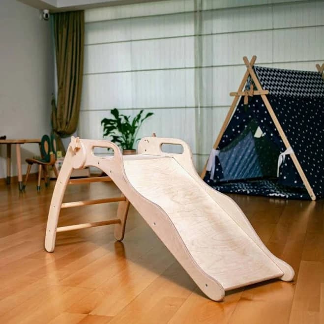 Kidodido Foldable Wooden Slide