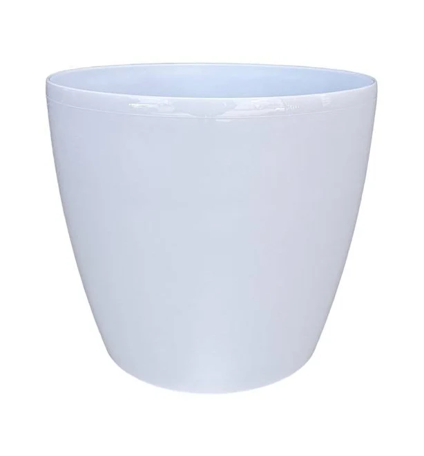 Lamela 10.4" H Plastic Planter