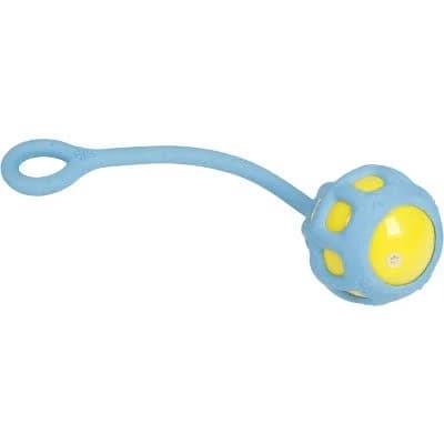 Pet Life Tug-O-Warp Fetching Tugging and Chew Squeaking TPR Dog Toy