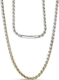 Interlocking Link Engravable Chain Necklace