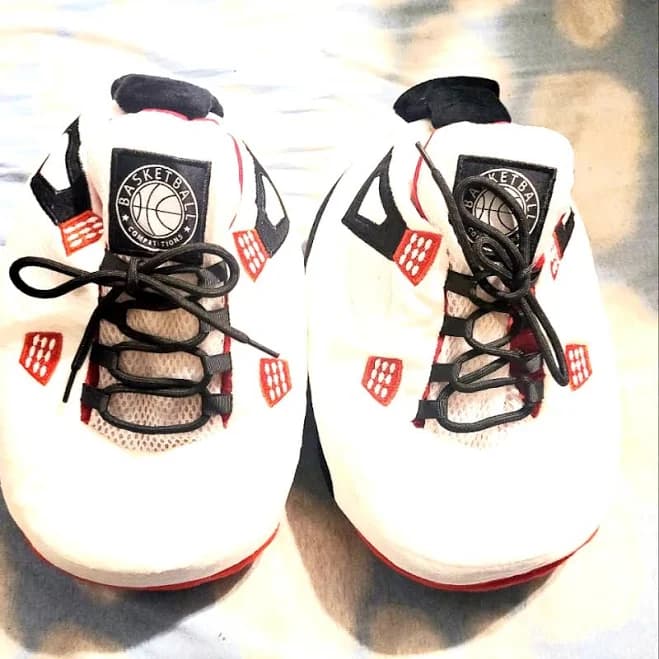 Jordan Shoes | House Slippers | Color: Red/White | Size: One Size | Josophia's Closet
