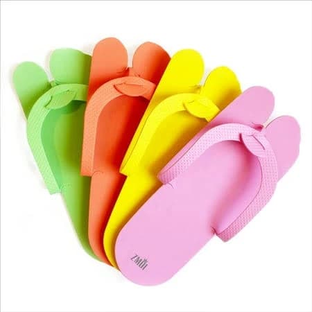 24 Pairs Disposable EVA Foam Pedicure Slippers