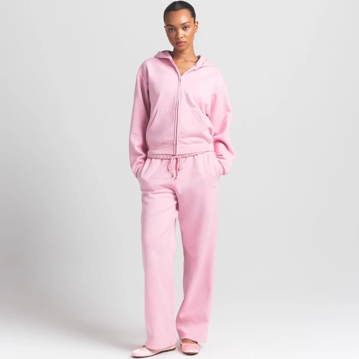 SKIMS Women's Cotton Fleece Classic Zip Up Hoodie