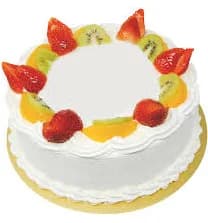 Cream Cake - Chocolate / Chocolate Buttercream / Yes fruit decoration