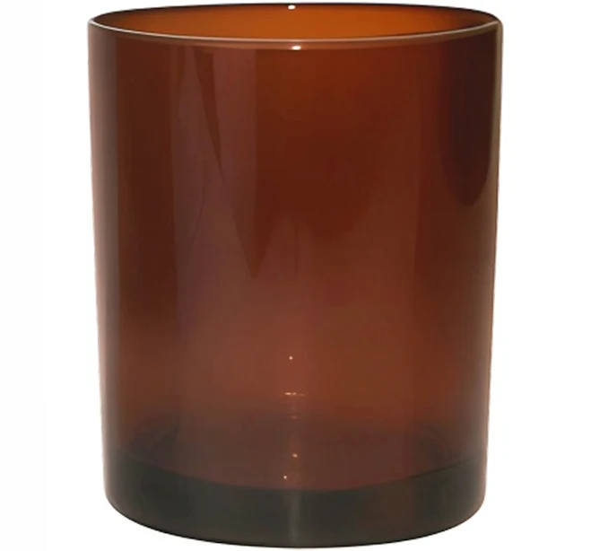 13.5 oz Amber Cali Jar w/Lid