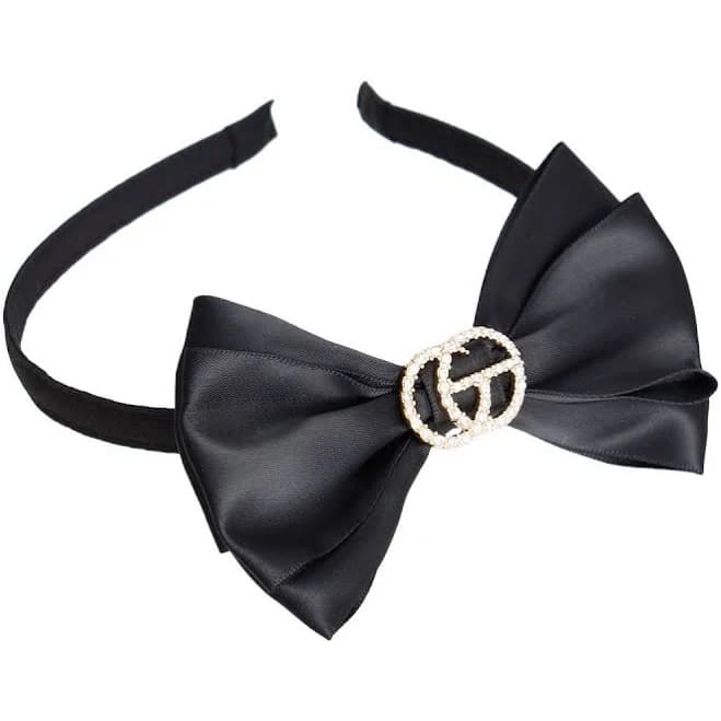 Black Bow Gg Headband