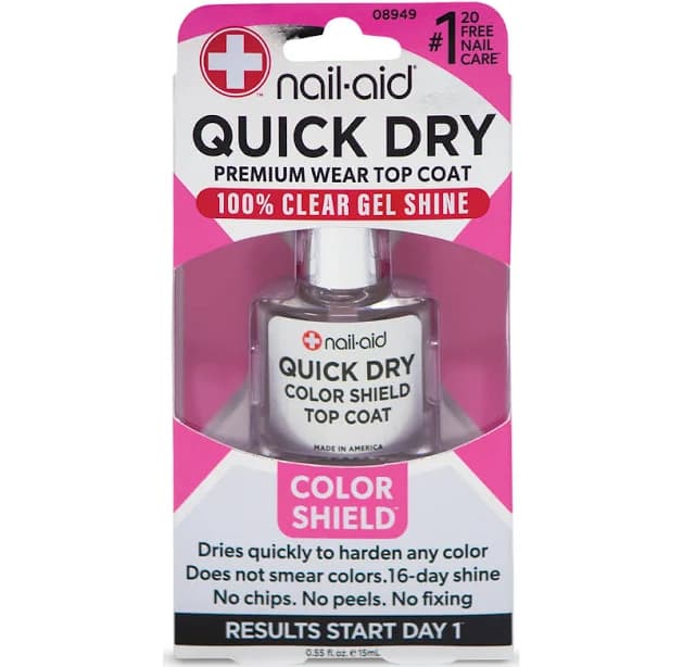 Nail-Aid Quick Dry Glass Shine Top Coat