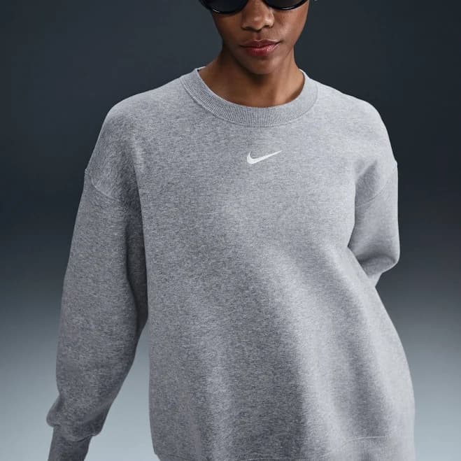 Nike Women's Sportswear Phoenix Fleece Oversized Crew-Neck Sweatshirt