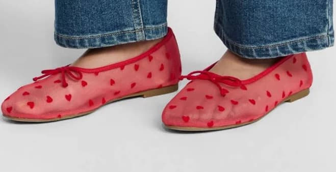 No Boundaries Women's Mesh Ballet Flats