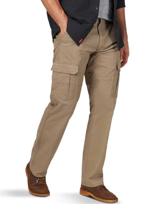 Wrangler Men's Relaxed Fit Stretch Cargo Pants