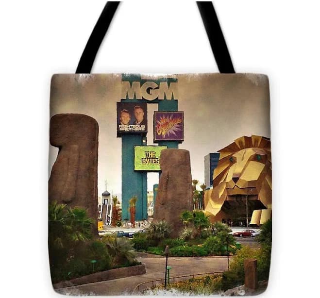 Ricky Barnard Original MGM Grand Lion Tote Bag