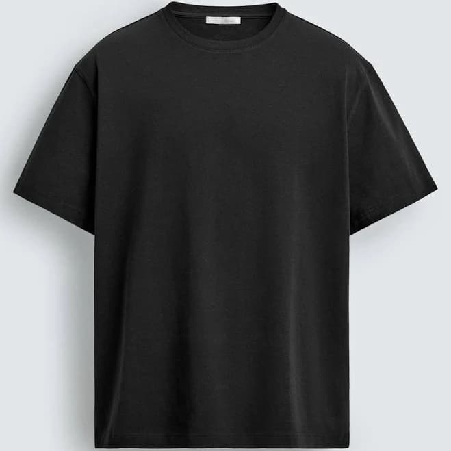 Zara Men's Basic Medium Weight T-Shirt