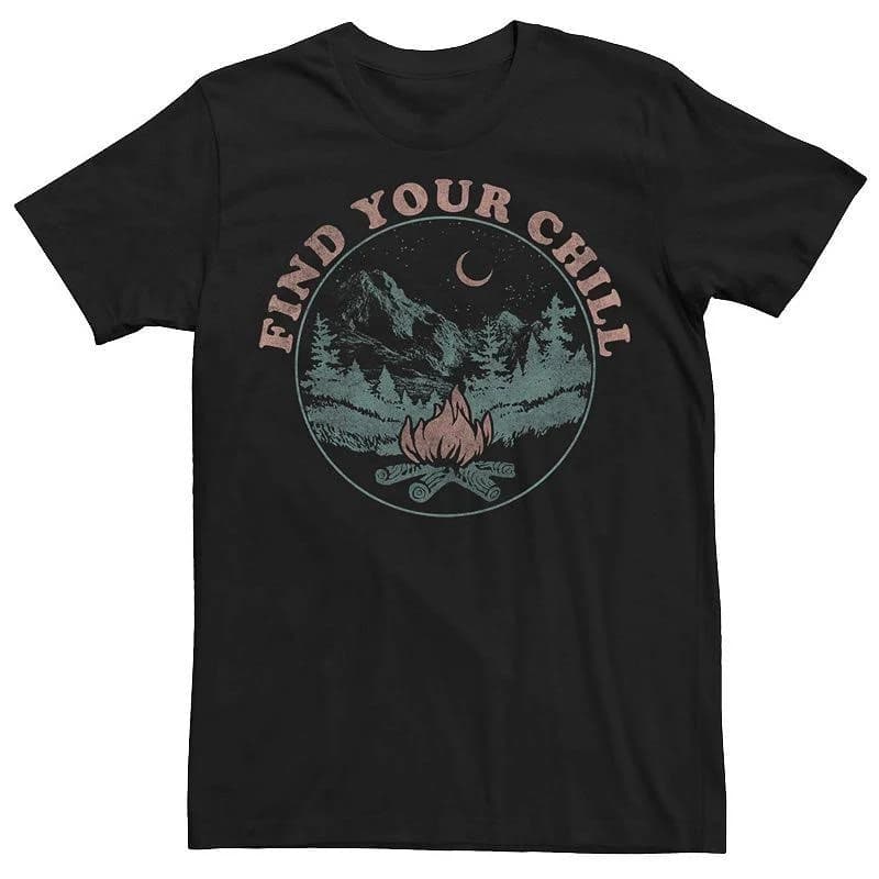 Mad Engine Men's Find Your Chill Campfire Circle T-Shirt