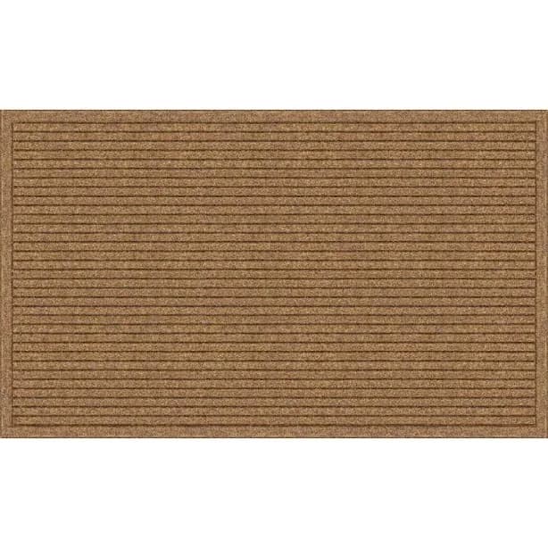 TrafficMaster Ribbed Natural Non-Slip Outdoor Door Mat