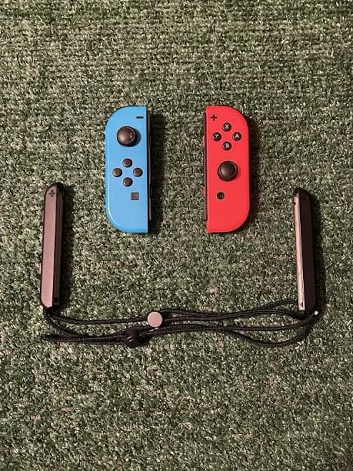 Nintendo Switch Joy-Con Pair Neon Red & Neon Blue OEM Tested & Works
