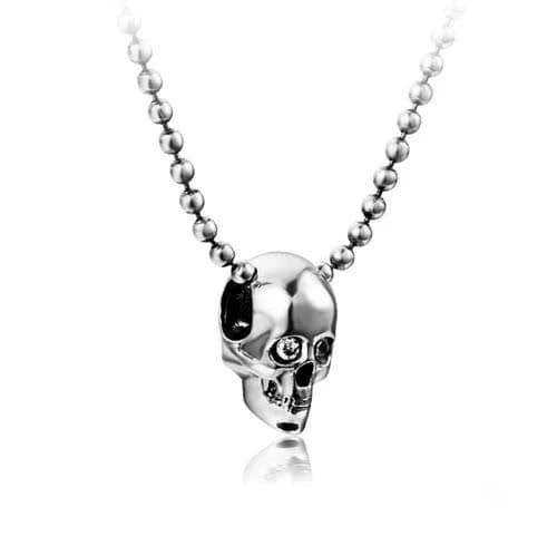 Sterling Silver Skull Pendant